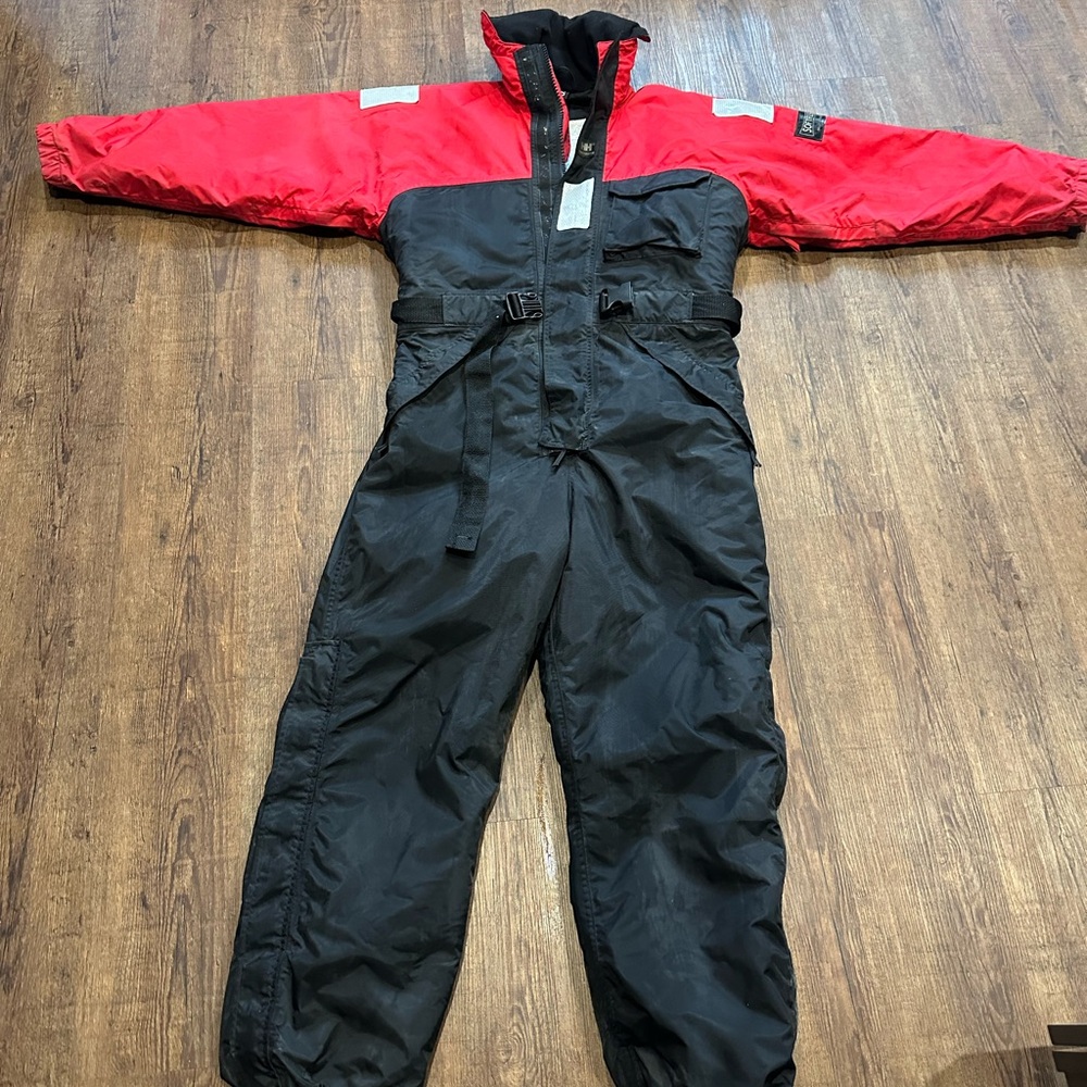 Red and Black Snowsuit